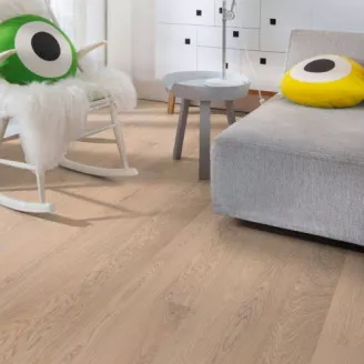 Паркетна дошка Дуб SELECT фарбований NEW MARBLE MATT 3S Upofloor