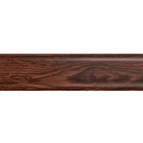 Плінтус ПВХ 122 Дуб Темний 56мм ПВХ San Decor