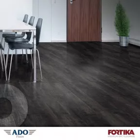 Вініловий ламінат 1220 Коричневий SPC Click Fortika Ado Floor