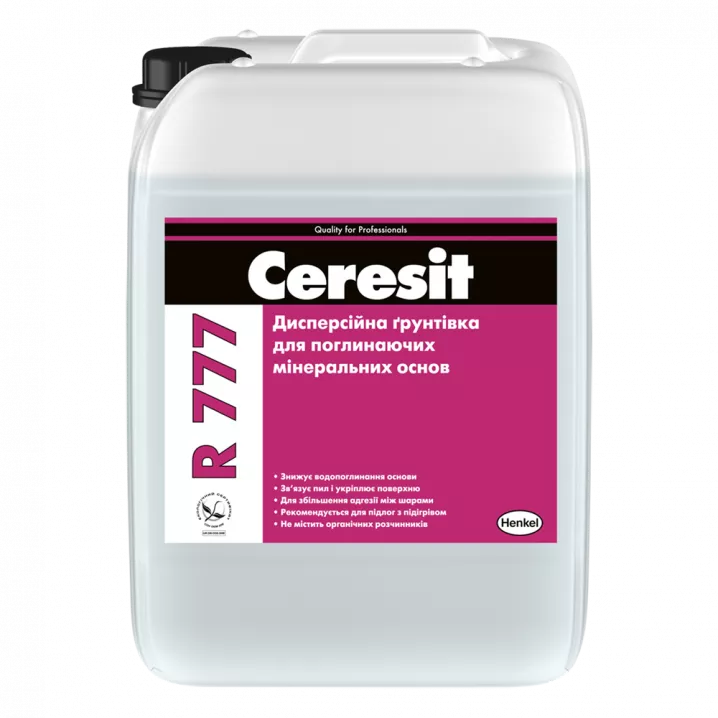 Ґрунтовка R777 10кг Ceresit ціна Ґрунтовка R777 10кг Ceresit ціна