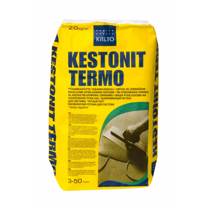 Суміш, що вирівнюється Kestonit Termo Kestonit Termo 20кг Kiilto ціна Суміш, що вирівнюється Kestonit Termo Kestonit Termo 20кг Kiilto ціна