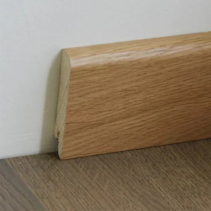 Плінтус дерев'яний Oak Varnished 70мм Pedross ціна Плінтус дерев'яний Oak Varnished 70мм Pedross ціна