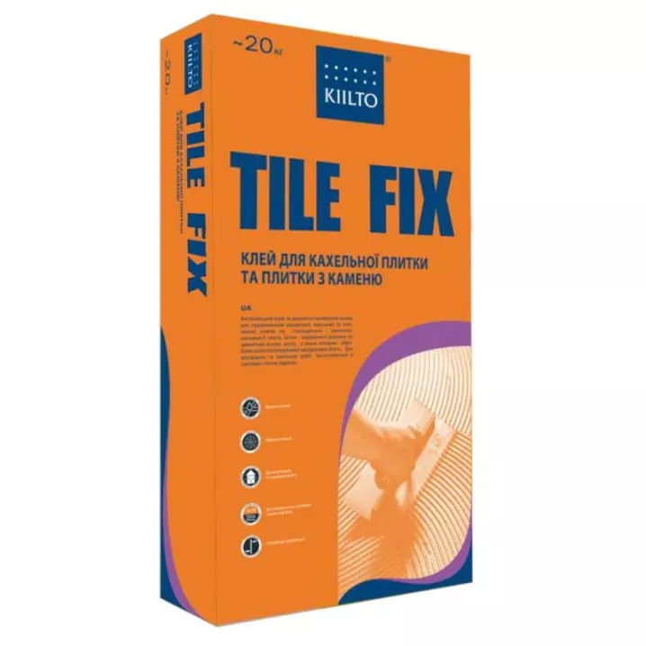 Клей Tile Fix 25кг Kiilto ціна