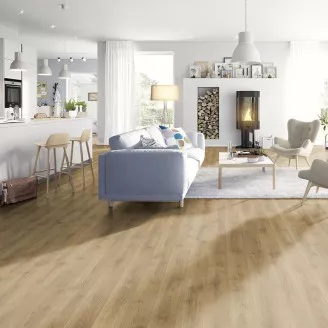 Цена Ламінат EHL103 Ge Дуб Брукс Медовий Home Classic 4V Aqua+ Egger